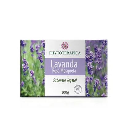 Sabonete Vegetal Lavanda & Rosa Mosqueta 100g - Phytoterápica