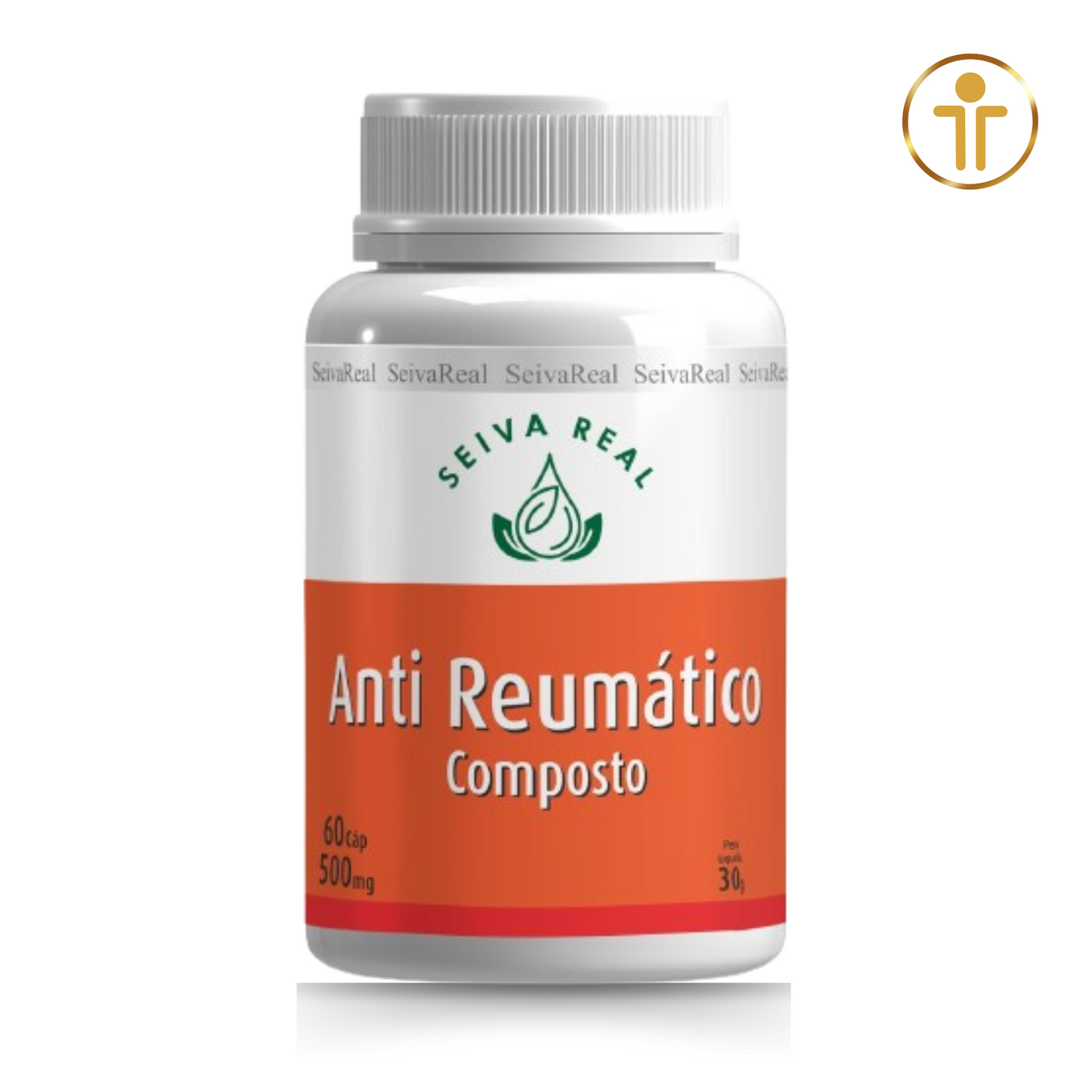 Composto Anti Reumático 500 mg - 60 Cápsulas | Seiva Real