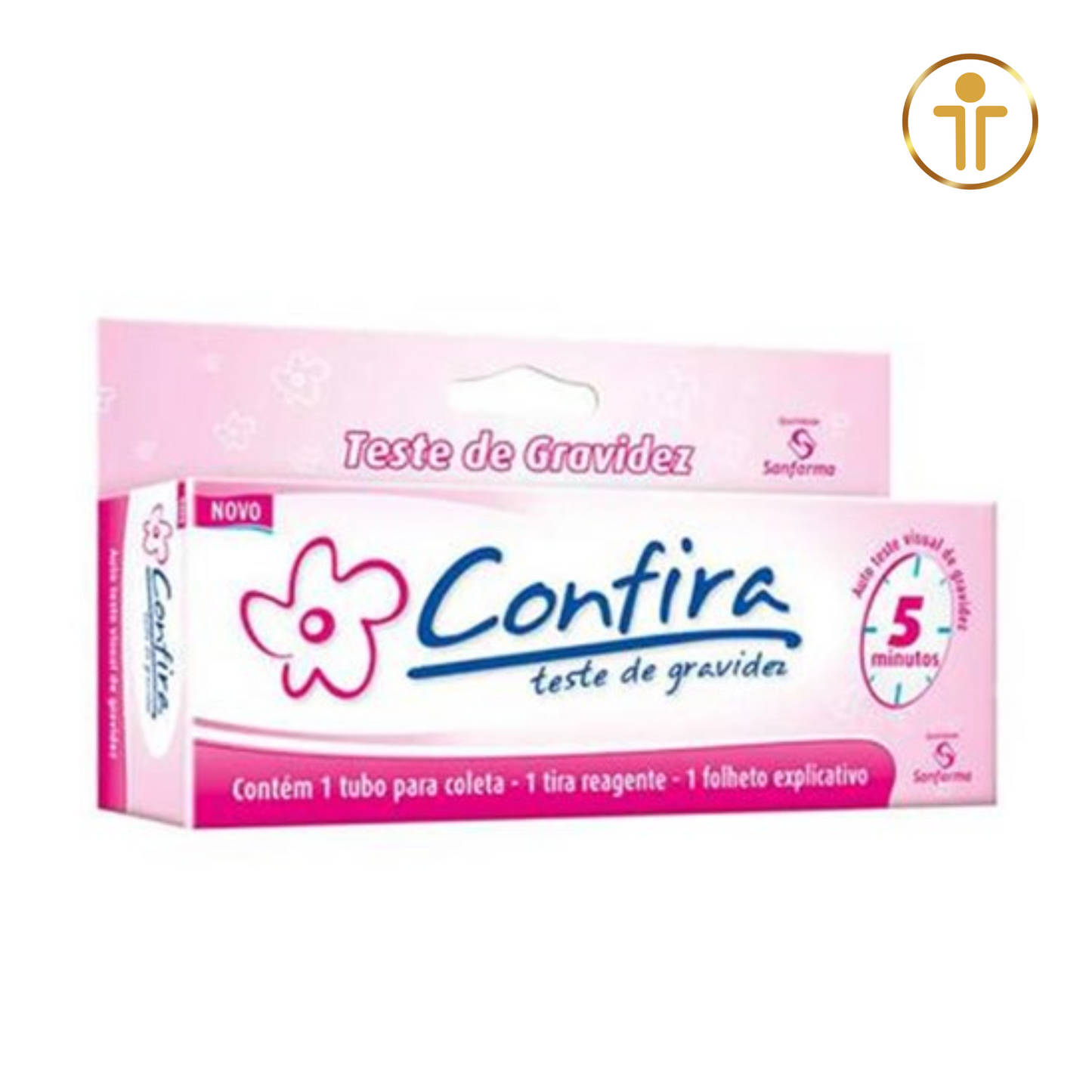 Teste de Gravidez 1 Tira - Confira | SANFARMA