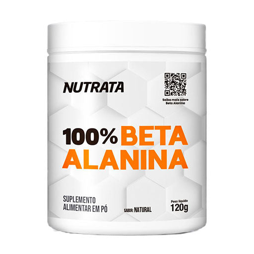 Beta Alanina 100% pó 120 gramas - Nutrata