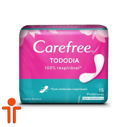 Absorvente Diário Carefree TODO DIA sem Fragrância 15 unidades