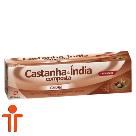 Castanha da Índia Composta Creme Corporal 60g - Globo