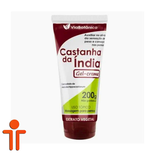 Castanha da Índia Gel-Creme 200g - Via Botânica