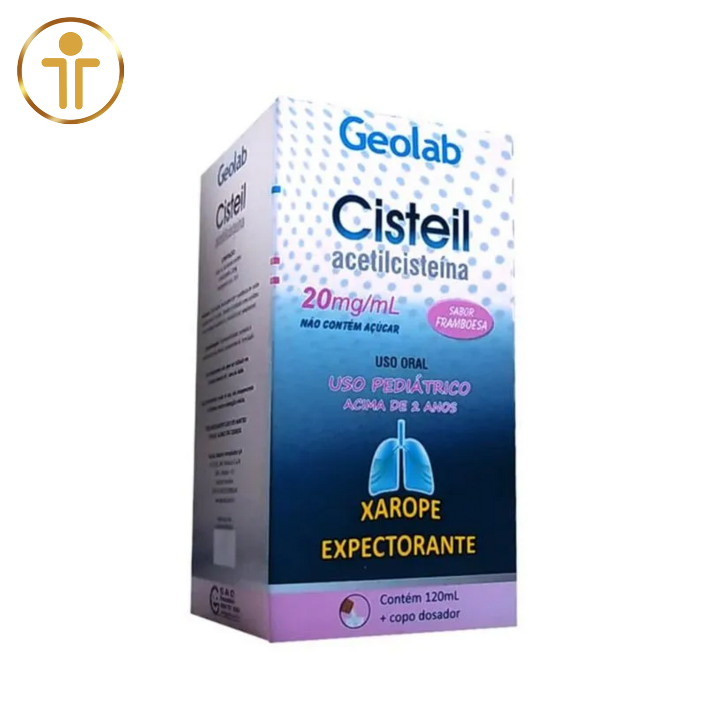 Acetilcisteína 20 Mg/Ml Pediátrico 120 Ml- Geolab