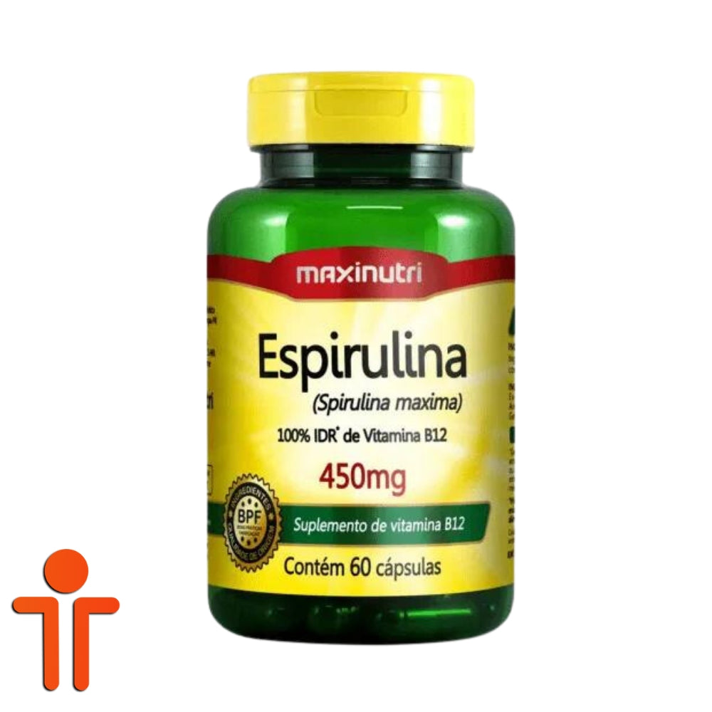 Espirulina 60 Cápsulas - Maxinutri: Suplemento Nutricional