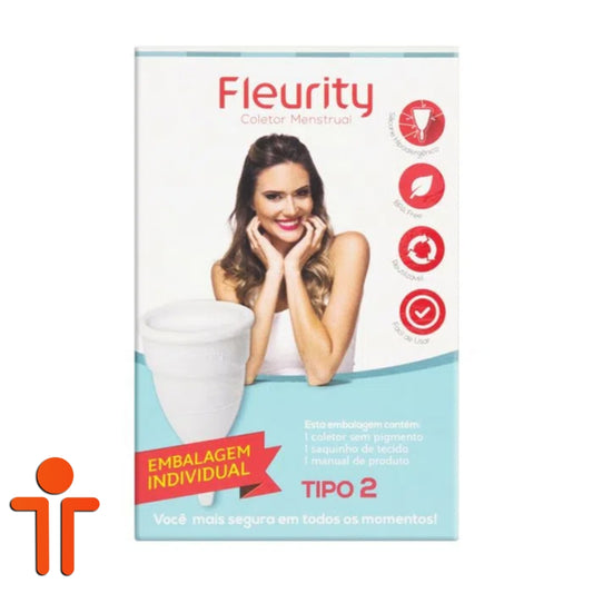 Coletor Menstrual Reciclável TIPO 2 com 1 unidade - Fleurity