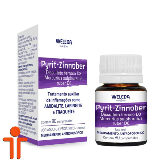 Pyrit-Zinnober 80 Comprimidos - Weleda