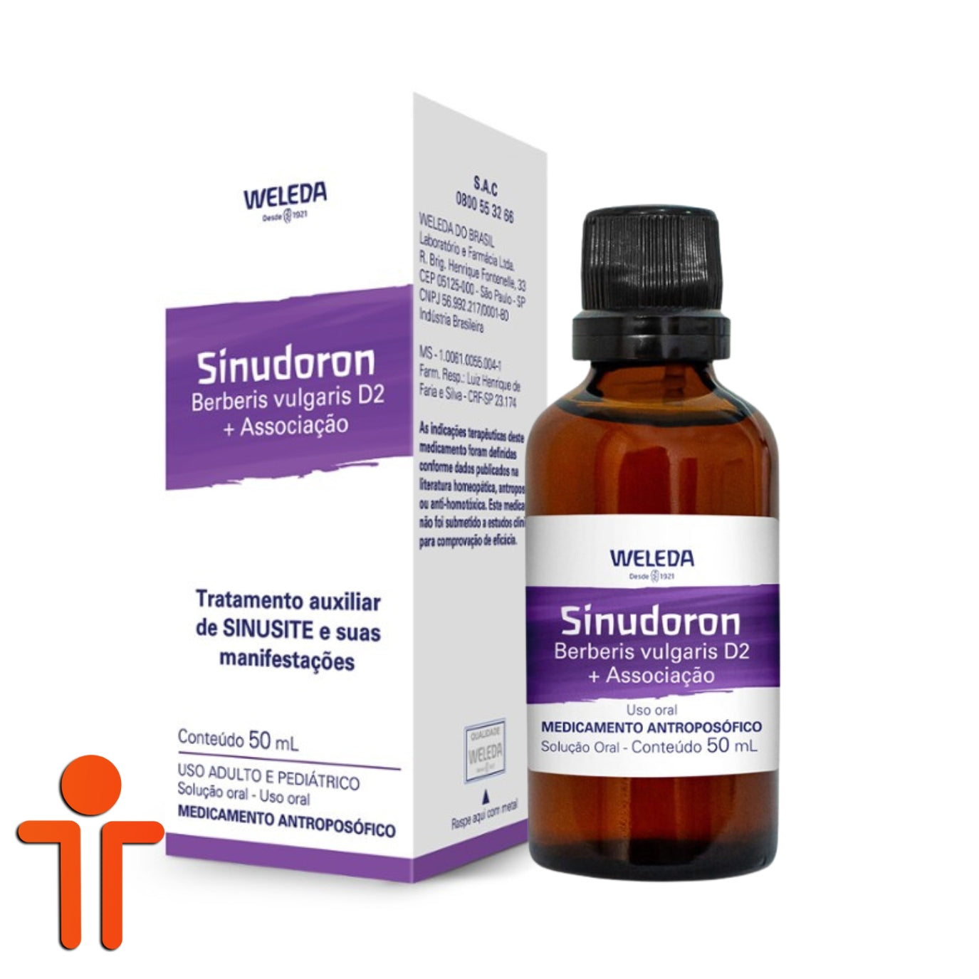 Sinudoron Solução Oral Gotas 50 ml - Weleda