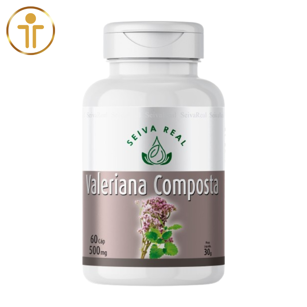 Valeriana Composta 500mg 60 cápsulas - Seiva Real